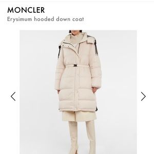 Brand new Moncler Erysimum hooded down coat